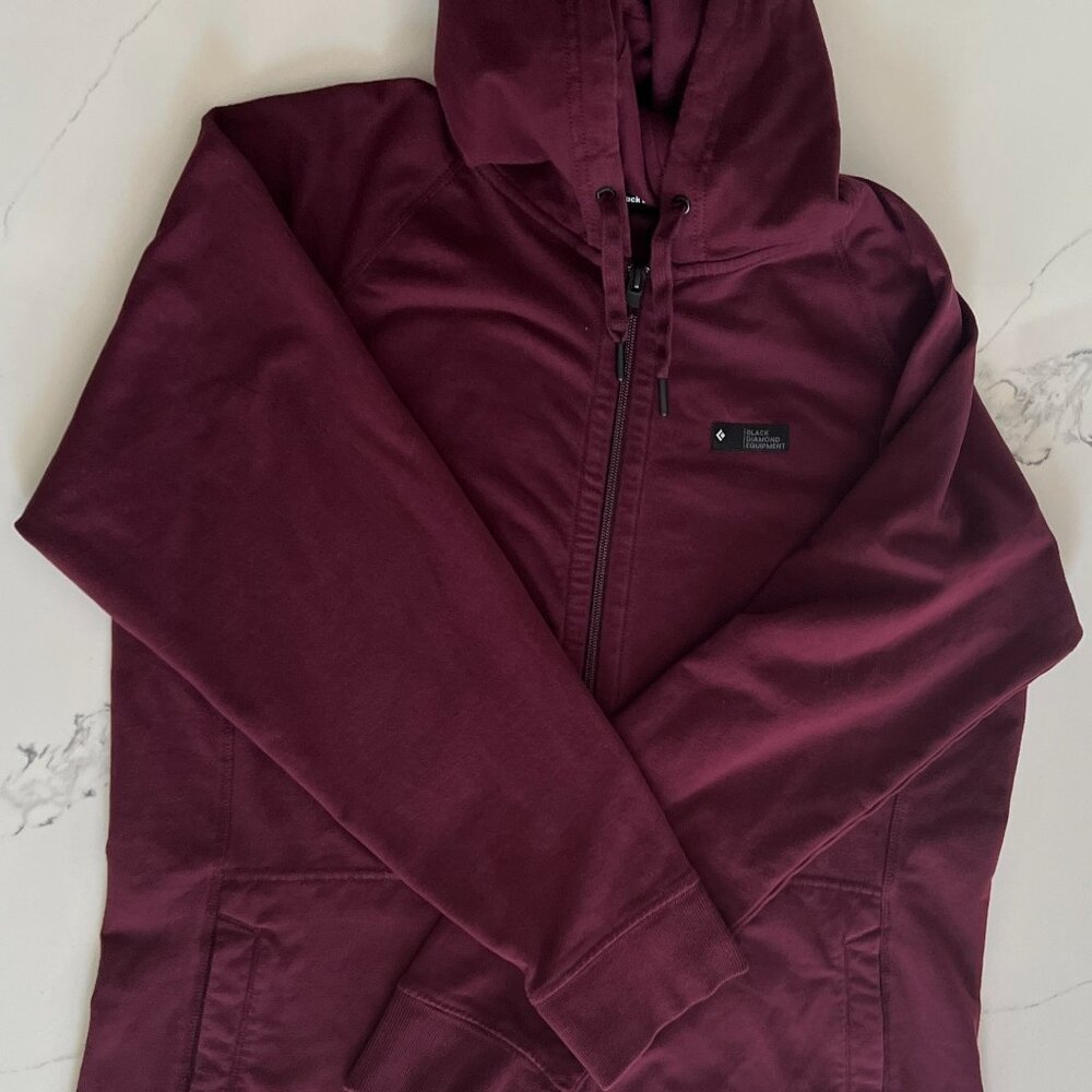 NWOT - Black Diamond - Basis Full Zip Hoody - Women's XL - Burgundy